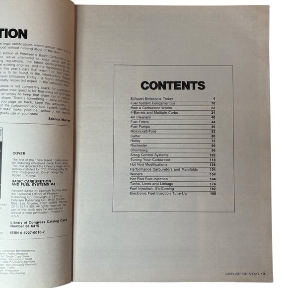 VTG 1973 Petersons "Basic Carburetion And Fuel Systems" 4th ED Hot Rod Magazine - Picture 10 of 16